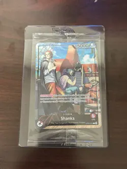 Shanks FOIL (2025 PSA Magazine Promo) OP09-001 SEALED! One Piece Promo FRESH! - Image 4