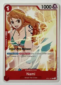 Nami ST01-007 - One Piece TCG: Super Pre-Release Starter Deck 1 - English NM - Image 1