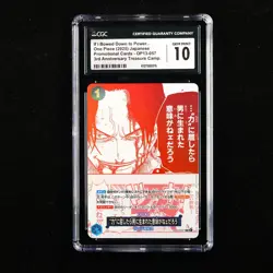 CGC 10 GEM MINT 2025 One Piece JPN If I Bowed Down to Power OP13-057 R - Image 1