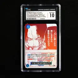 CGC 10 GEM MINT 2025 One Piece JPN If I Bowed Down to Power OP13-057 R - Image 2