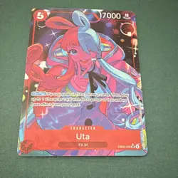 Bandai One Piece Card Game Uta EB03-003 SR Alt Art Holo Special - Image 4