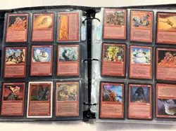 Massive Vintage Magic The Gathering 700+ Card Lot 1994-2000 42 Binder Pages MTG - Image 4