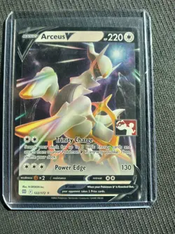 Arceus V 122/172 PLAY! Pokemon Prize Pack 2 card - ULTRA RARE! - Image 3