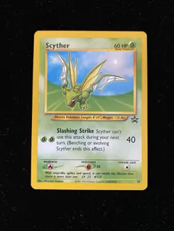 Scyther Pokemon Card Black Star Promo 45/53 Wotc - Image 1