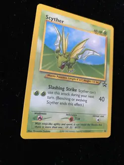 Scyther Pokemon Card Black Star Promo 45/53 Wotc - Image 2