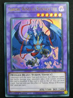 Garura Wings of Resonant Life RA02 Ultra Rare - 1st ed Yugioh Card #4U0 - Image 1