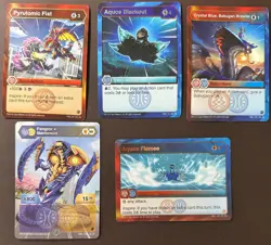 Bakugan Card Lot - Assortment of 5 Cards - Image 1