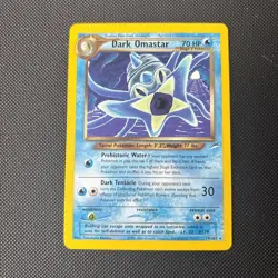 Pokemon Card Neo Destiny Dark Omastar 19/105 - Image 1