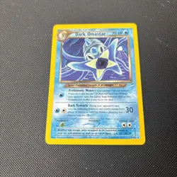 Pokemon Card Neo Destiny Dark Omastar 19/105 - Image 3