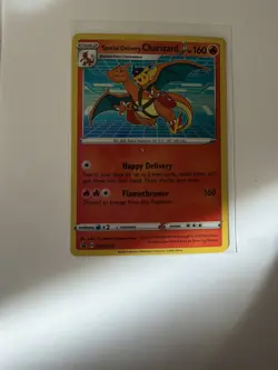 Special Delivery Charizard SWSH075 Promo Pokemon Card Holo - Image 1
