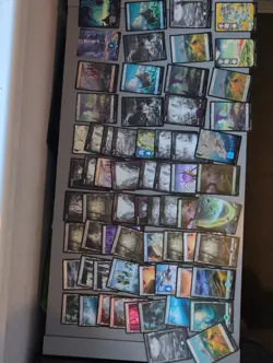 MTG 66 Full Art Basic Lands Only Card Lot.As Shown. Some Foils Mana Bling - Image 1
