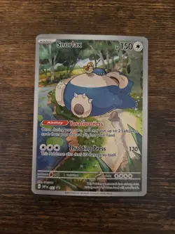 Pokemon Snorlax 051 Sv: Scarlet & Violet 151 ETB Black Star Promo Card - Image 1