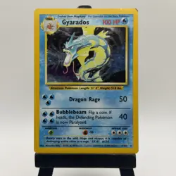 Gyarados Base Set Holo Card 6/102 Pokemon TCG - Image 1
