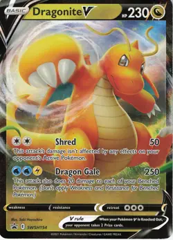 Dragonite V Holo Promo SWSH: Sword & Shield Promo Cards SWSH154 - Image 1