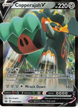 Copperajah V Holo Promo SWSH: Sword & Shield Promo Cards SWSH030 - Image 1