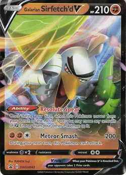 Galarian Sirfetch'd V Holo Promo SWSH: Sword & Shield Promo Cards SWSH043 - Image 1