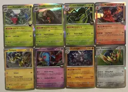 Pokemon TCG 8 Card Destined Rivals Holo Lot No Duplicates Wobbuffet Roserade +++ - Image 1