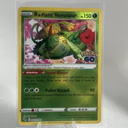 Pokemon TCG Radiant Venusaur 004/078 Holo Rare HP150 Lightly Played Card English - Image 1