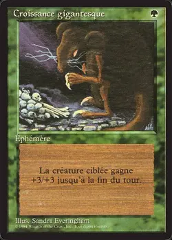 MRMS FR/VF Croissance gigantesque - Giant Growth EX MTG Magic FBB - Image 1