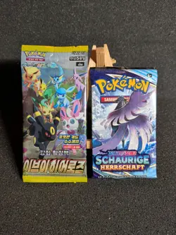 Pokemon Original 2 *Ovp* Sealed Booster Packs Schaurige Herrschaft+ Eevee Pack - Image 1