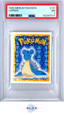 LAPRAS MERLIN POKEMON 1999 131 PSA 7 - Image 1
