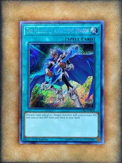 Yugioh The Melody of Awakening Dragon LCKC-EN028 Secret Rare 1st Ed NM - Image 1