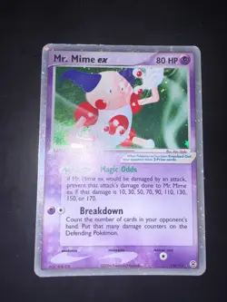 2004 Pokemon EX FireRed & LeafGreen Mr. Mime Holo #110/112 Eng - Image 2