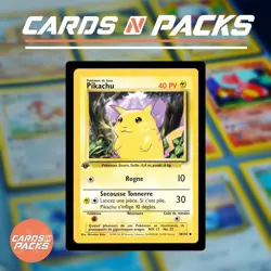 Carte Pokemon Pikachu 58/102 Set de Base Edition 1 NM-Mint 🇫🇷 - Image 1
