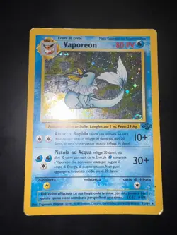 Pokemon - Vaporeon Holo (JU 12) - 12/64 - Jungle - Poor Ita - Vintage - Image 1