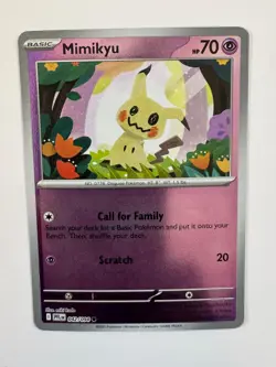 MIMIKYU 042/094 PHANTASMAL FLAMES COMMON POKEMON REVERSE HOLO NM/M MIKI KUDO - Image 1
