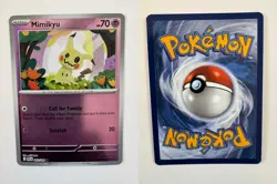 MIMIKYU 042/094 PHANTASMAL FLAMES COMMON POKEMON REVERSE HOLO NM/M MIKI KUDO - Image 3