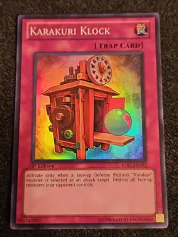 Yugioh! Karakuri Klock - STBL-EN072 - Super Rare - 1st Edition VLP - Image 1