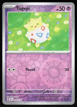 Togepi 070/191 Common Surging Sparks Pokemon Reverse Holo Near Mint - Image 1