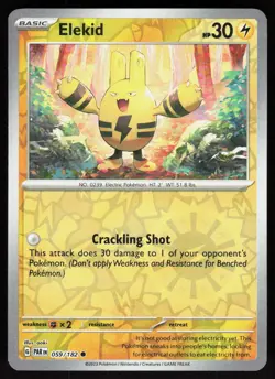 Elekid 059/182 Common Paradox Rift Pokemon Reverse Holo Near Mint - Image 1