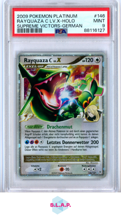 RAYQUAZA C LV.X-HOLO SUPREME VICTORS-GER POKEMON PLATINUM 2009 146 PSA 9 - Image 1