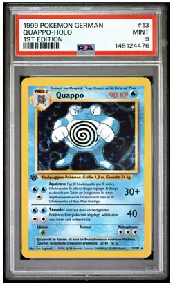 1999 Pokemon Karte TCG Quappo Holo First 1st Edition - 13/102 - PSA9 - MINT - Image 1