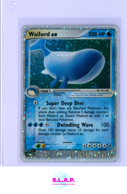 WAILORD EX POKEMON 100/100 2003 EX SANDSTORM HOLO ENGLISH - Image 1