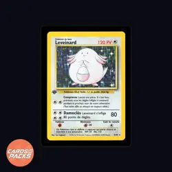 Carte Pokemon Leveinard 3/102 HOLO Set de Base Edition 1 NM 🇫🇷🔥 - Image 2