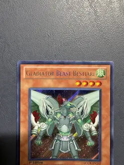 Konami Yu-Gi-Oh! TCG Gladiator Beast Bestiari 1st Ed Secret Rare Holo LCGX-EN237 - Image 2
