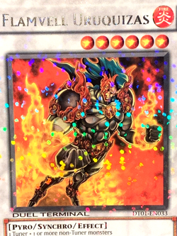 yugioh FLAMVELL URUQUIZAS DT01-EN033 DUEL TERMINAL PARALLEL RARE near mint - Image 4
