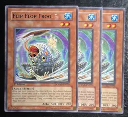 3x Flip Flop Frog CRMS-EN029 Crimson Crisis 1st Edition LP Playset - Image 1