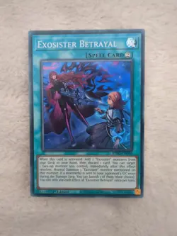 BPRO-EN066 Exosister Betrayal Super Rare 1st Edition YuGiOh - Image 1