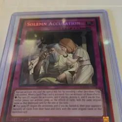 Konami Yu-Gi-Oh! Solemn Accusation DRP2-EN029 1st Ed Ultra Rare Holo EN - Image 2