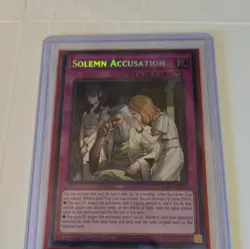 Konami Yu-Gi-Oh! Solemn Accusation DRP2-EN029 1st Ed Ultra Rare Holo EN - Image 3