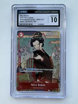Nico Robin (English Version 1st Anniversary Set) OP01-017 One Piece Promotion... - Image 1