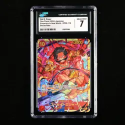 CGC 7 NEAR MINT 2024 One Piece JPN Gol D. Roger OP09-118 SEC - Image 2