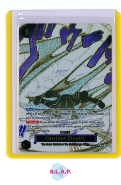 GROUND DEATH ONE PIECE THE AZURE SEAS SEVN ALT ART PARALLEL OP04-096 EN 2026 - Image 1