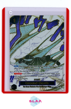 GROUND DEATH ONE PIECE THE AZURE SEAS SEVN ALT ART PARALLEL OP04-096 EN 2026 - Image 1