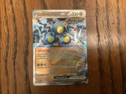Pokemon TCG Sandy Shocks ex Paradox Rift 108/182 Holo Double Rare LP Card - Image 1