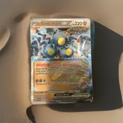 Pokemon TCG Sandy Shocks ex Paradox Rift 108/182 Holo Double Rare LP Card - Image 5